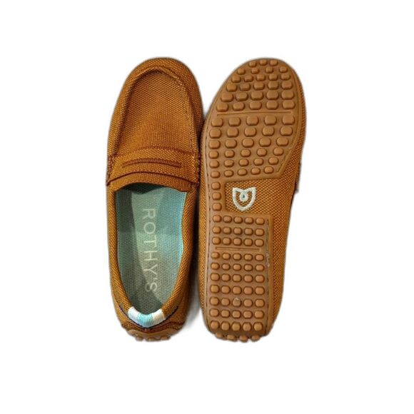 Rothy’s The Driver Loafers in Cognac | Size 5.5 | Sustainable Knit Driving Shoes - Picture 2 of 10